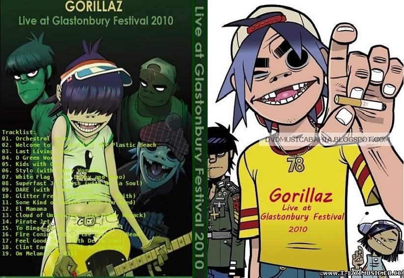Full Concert:: Gorillaz Live at Glastonbury festival.