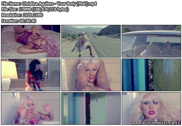 Best MV:: Christina Aguilera – Your Body